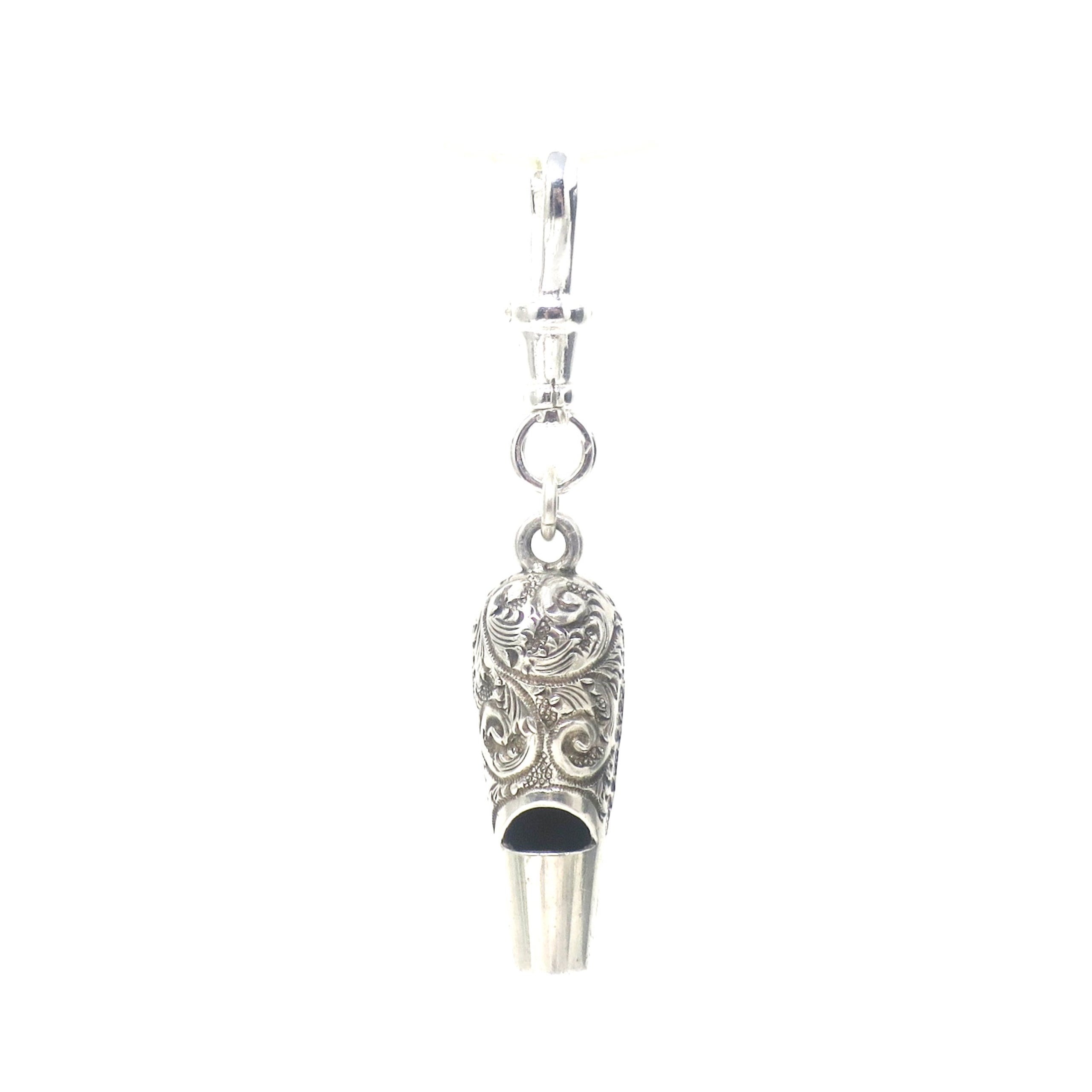 Sterling silver outlet whistle pendant